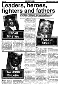 Leaders, heroes, fighters and fathers