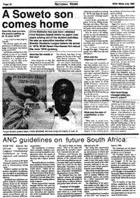 ANC guidelines on future South Africa - call to workers to discuss constitution