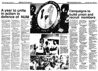 A year to unite in action in defence of NUM
