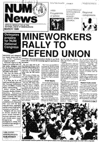 Mineworkers rally to defend union