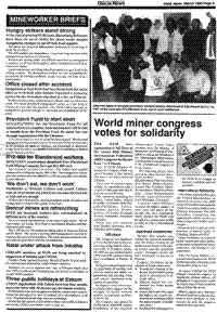 Mineworker briefs