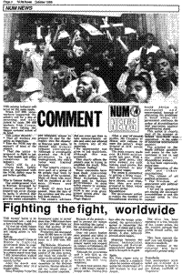 Fighting the fight, worldwide