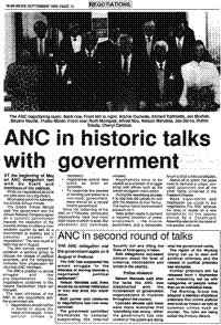 ANC in second round of talks