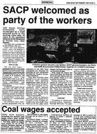 SACP welcomed as party of the workers