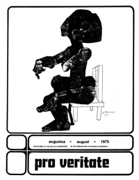Pro Veritate Volume 14 No 4 August 1975