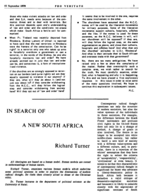 In Search of a New South Africa