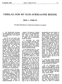 Verslag oor my Suid-Afrikaanse besoek - Final