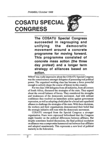 COSATU Special Congress