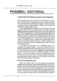 Phambili editorial
