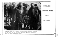 Comrade Cassius Make laid to rest