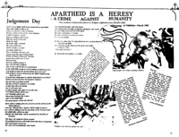 Apartheid is a heresy - a crime against humanity