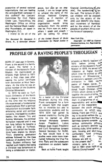 Profile of a raving peoples theologian