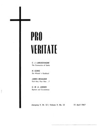 Pro Veritate Volume 05 Number 12 April 1967