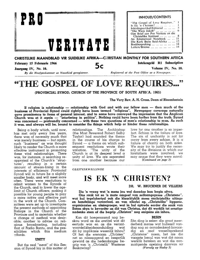 Pro Veritate Volume 4  Number 10 February 1966
