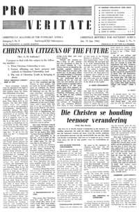 Pro Veritate Volume 1  Number 9 January 1963