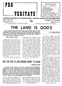 Pro Veritate Volume 4  Number 3 July 1965