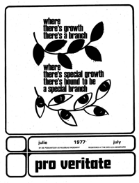 Pro Veritate Volume 16  Number 3 July 1977
