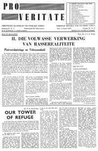 Pro Veritate Volume 2  Number 2 June 1963
