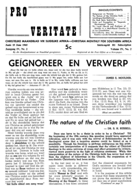 Pro Veritate Volume 4  Number 2 June 1965