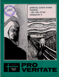 Pro Veritate Volume 12  Number 11 March 1974