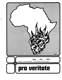 Pro Veritate Volume 14 Number 1 May 1975