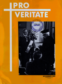 Pro Veritate Volume 11  Number 7 November 1972