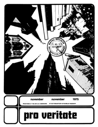 Pro Veritate Volume 14  Number 7 November 1975
