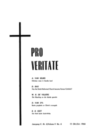 Pro Veritate Volume 5  Number 6 October 1966