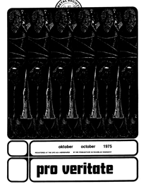 Pro Veritate Volume 13  Number 6 October 1975