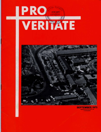 Pro Veritate Volume 12 Number 5 September 1973