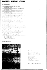 Poems from Cuba
