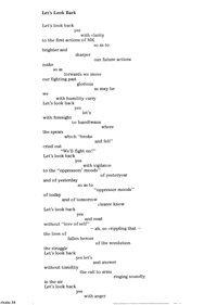 Lets look back (a poem)