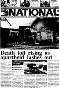 SASPU National  Volume 5 No 5, September 1984