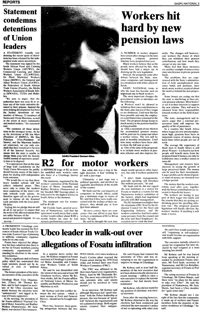 Labour reports