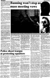 Banning won`t stop us mass meeting vows