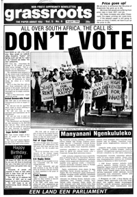 Grassroots Volume 5 Number 6 August 1984