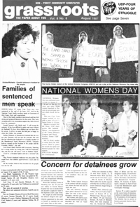 Grassroots Volume 8 Number 6 August 1987
