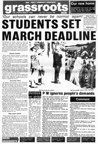 Grassroots Volume 7 Number 1 February 1986