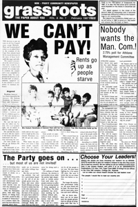 Grassroots Volume 8 Number 1 February 1987