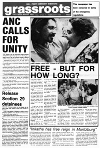 Grassroots Volume 9 Number 1 February 1988