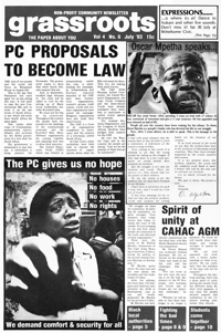 Grassroots Volume 4 Number 6 July 1983