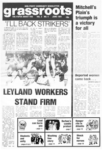 Grassroots Volume 2 Number 4 June 1981