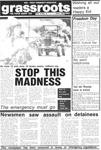 Grassroots Volume 8 Number 4 June  1987