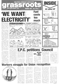 Grassroots Volume 2 Number 1 March 1981