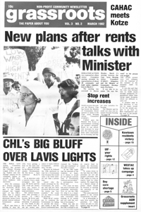 Grassroots Volume 3 Number 2 March 1982