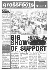 Grassroots  Volume 7 Number 2 March 1986