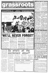 Grassroots Volume 8 Number 2 March 1987
