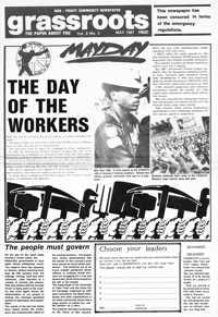 Grassroots Volume 8 Number 3 May 1987