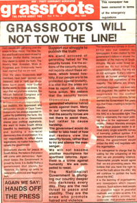 Grassroots Volume 9 Number 3 May 1988