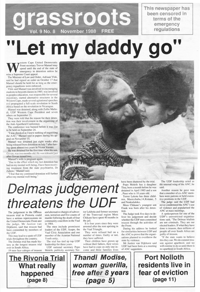 Grassroots Volume 9 Number 8 November 1988